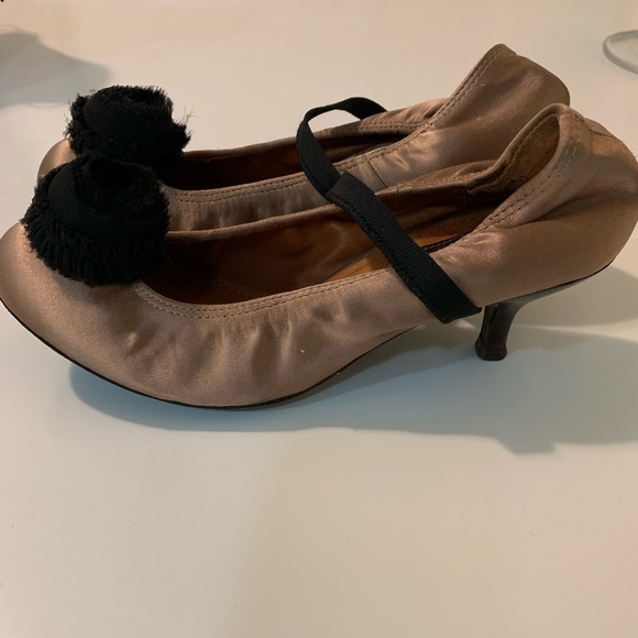 Lanvin satin ballet heel shoe - Picture 3 of 4